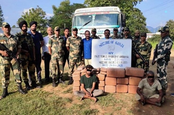BSF Seized Big Haul of Ganja along other Contraband Items 